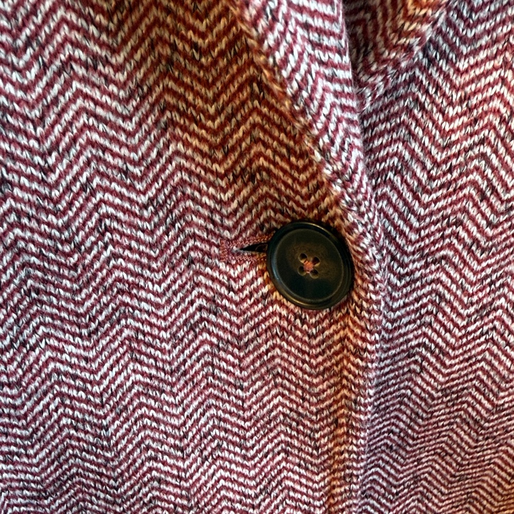 Lands' End Women's Herringbone Fleece Blazer - Picture 4 of 4